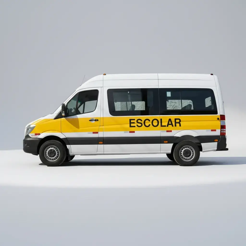 Kit Adesivos Faixa Escolar Van Kombi 4 Metros — foto 1 de 6